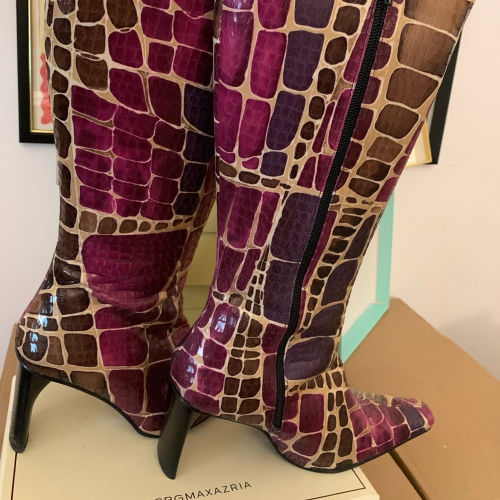 Shades of Purple Reptile Boots